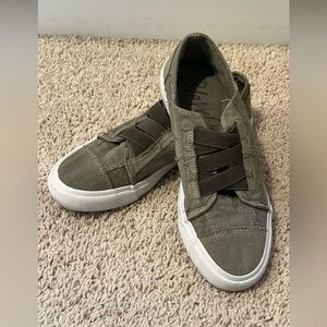 Blowfish Casual Army Green Slip-On Sneakers